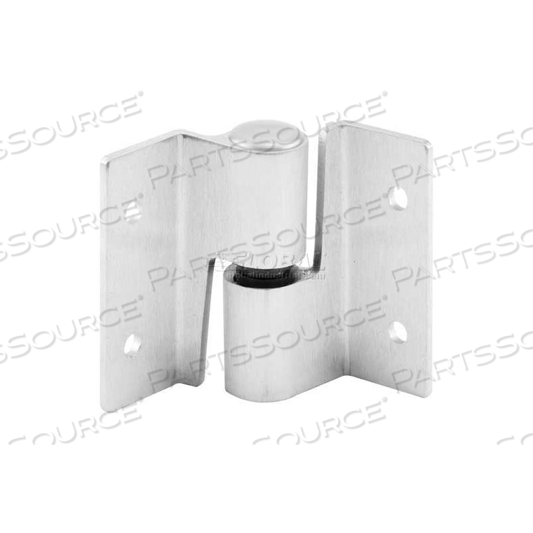 SURFACE MOUNTED HINGE SET, RH-IN/LH-OUT, W/ FASTENERS, ST. STAINLESS STEEL 