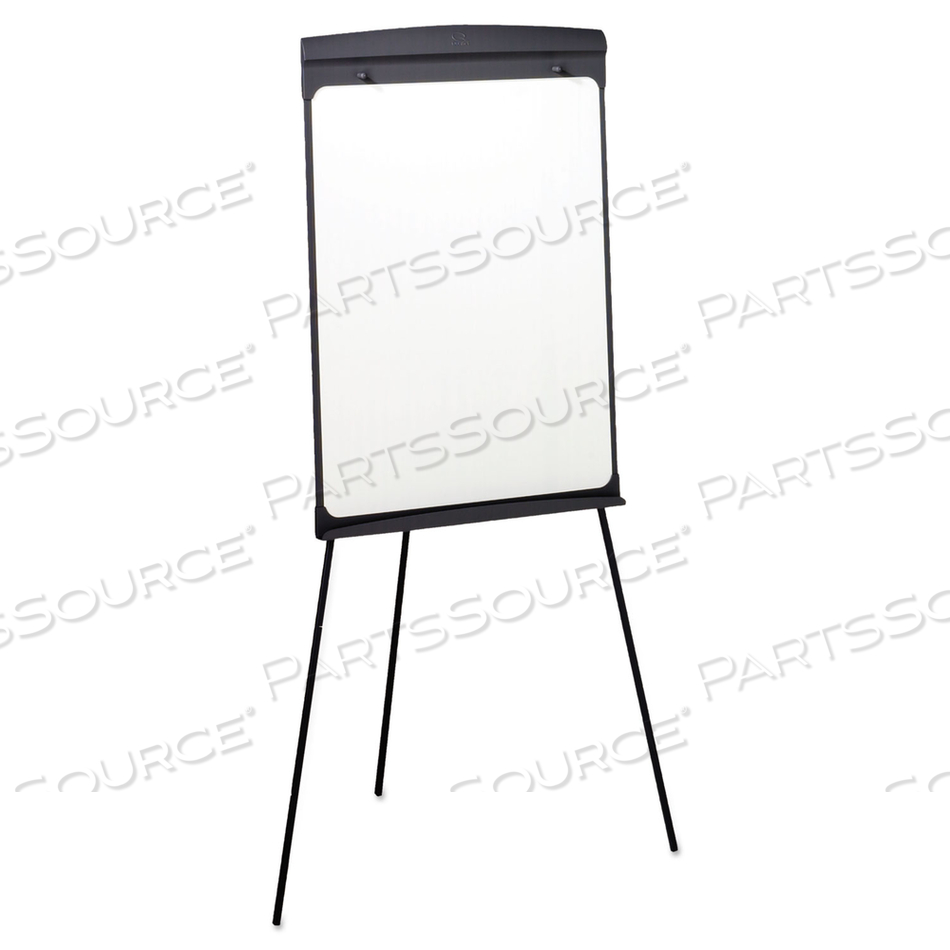 MAGNETIC DRY ERASE EASEL, 27 X 35, WHITE SURFACE, GRAPHITE FRAME by Quartet MAGNETIC DRY ERASE EASEL, 27 X 35, WHITE SURFACE, GRAPHITE FRAME by Quartet