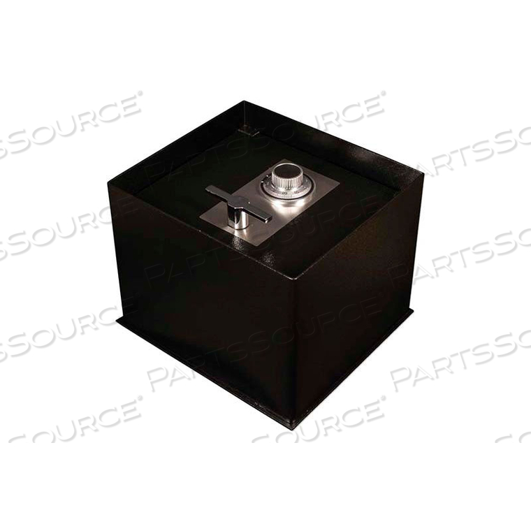 IN-GROUND FLOOR SAFE WITH DIAL LOCK - - 13-1/2"W X 15"D X 11-3/4"H - BLACK by Tracker Safe IN-GROUND FLOOR SAFE WITH DIAL LOCK - - 13-1/2"W X 15"D X 11-3/4"H - BLACK by Tracker Safe
