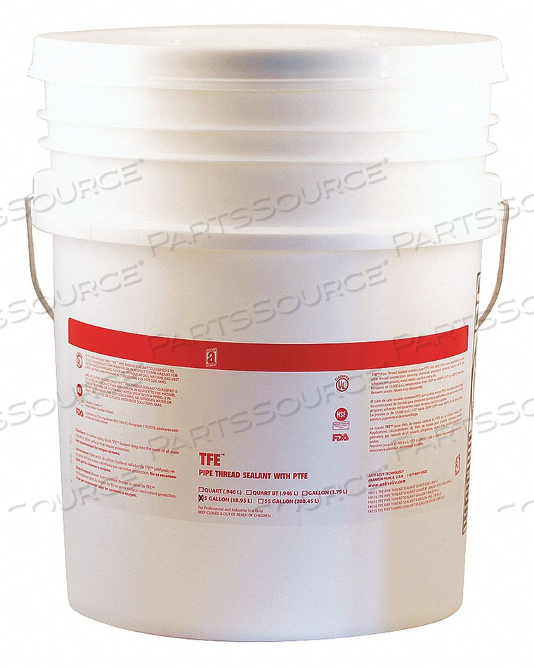 PIPE SEALANT 5 GAL. WHITE 500F by Anti-Seize Technology