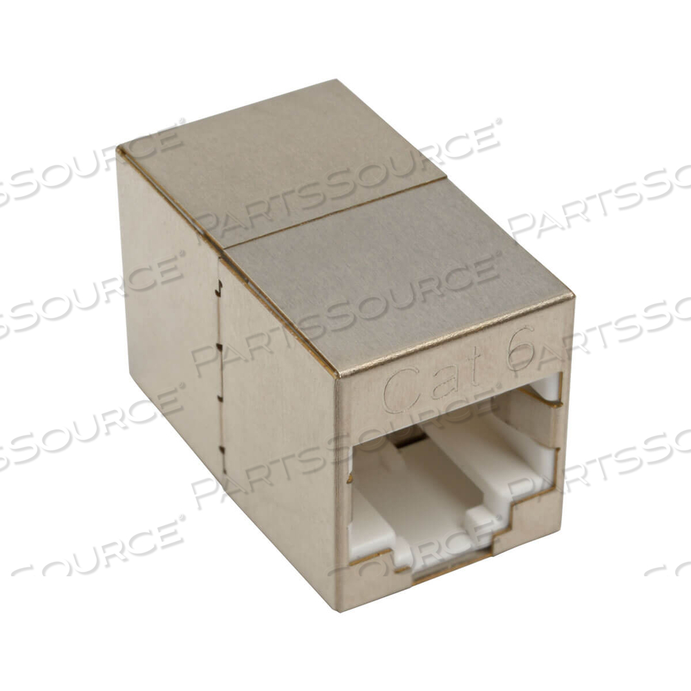 CAT6 STRAIGHT-THROUGH MODULAR SHIELDED IN-LINE COUPLER - SILVER by Tripp Lite