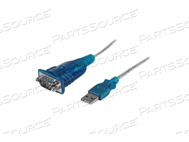 1FT L BLACK RS-232 MALE TO 4 PIN USB TYPE A MALE 1-PORT ADAPTER CABLE by StarTech.com Ltd.