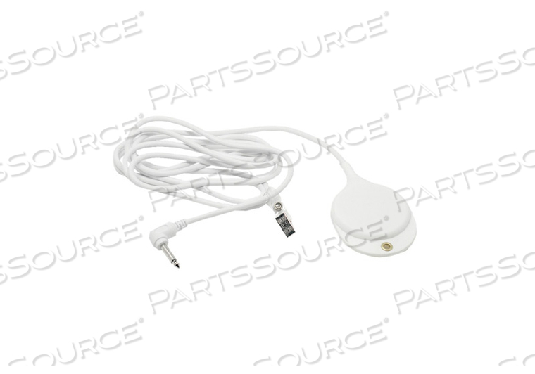 SOFT TOUCH NURSE CALL PAD, WHITE WITH MONO PLUG 