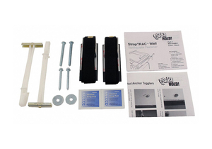 WALL STRAP W/SIDE RELEASE BUCKLE BLACK by QuakeHOLD! WALL STRAP W/SIDE RELEASE BUCKLE BLACK by QuakeHOLD!