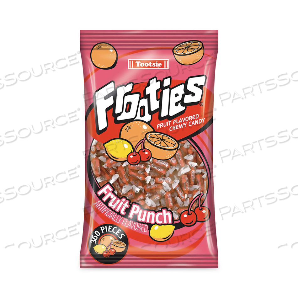 FROOTIES, FRUIT PUNCH, 38.8 OZ BAG, 360 PIECES/BAG 