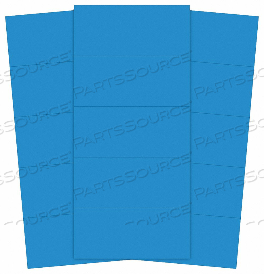 MAGNETIC STRIPS PRE-CUT 6IN BLUE PK25 by Magna Visual MAGNETIC STRIPS PRE-CUT 6IN BLUE PK25 by Magna Visual