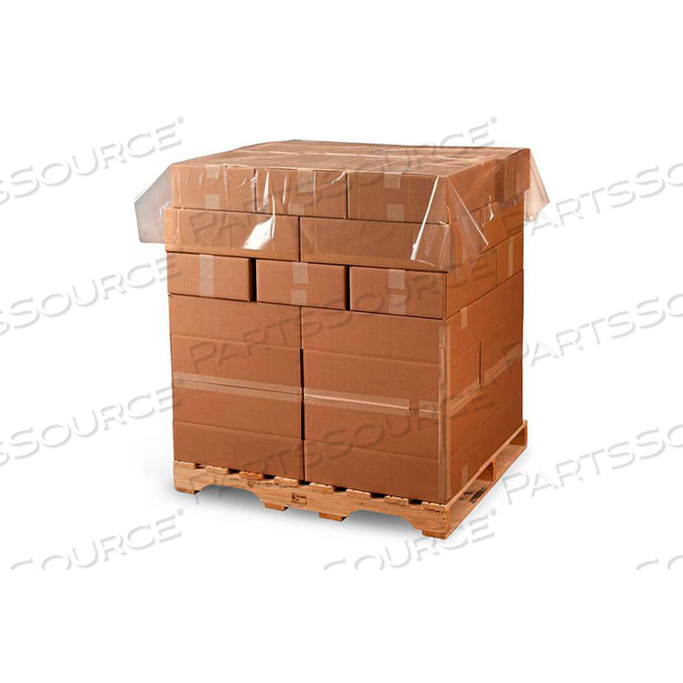 POLY PALLET TOP SHEETING, 54"W X 60"L 1.5 MIL CLEAR, 250 PER ROLL by Laddawn Products Co