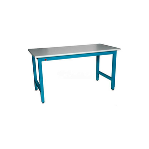 WSI LABORATORY WORK BENCH - 72"W X 36"D ADJ. PLASTIC LAMINATE - BLUE by Workstation Industries, Inc.