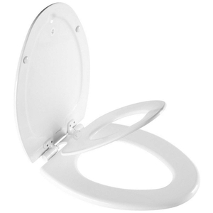TOILET SEAT ELONGATED WHITE 14-1/8 W by Matfair