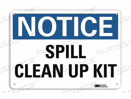 NOTICE SIGN 14 W X 10 H 0.055 THICK by Lyle Signs Inc.