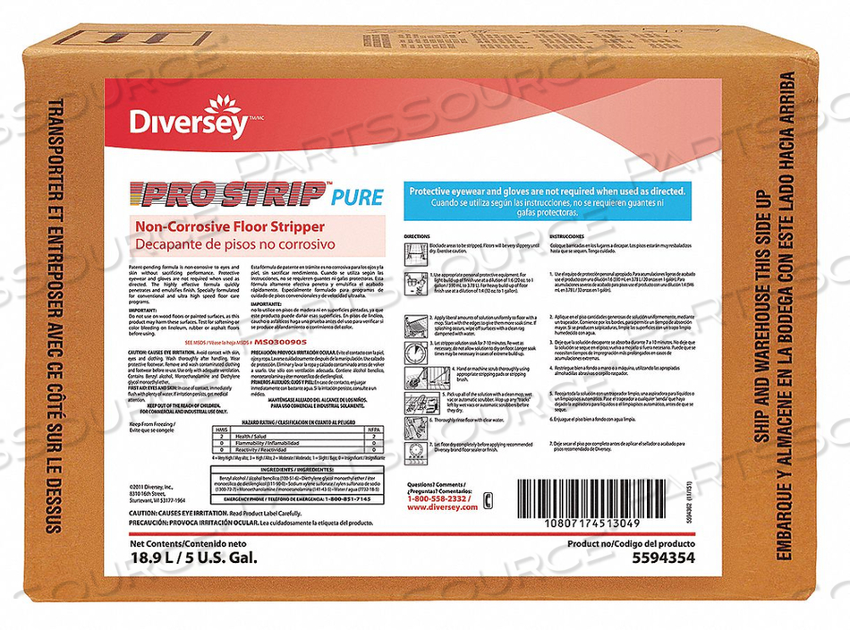 FLOOR STRIPPER SIZE 5 GAL. by Diversey