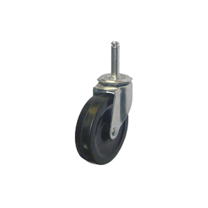 NSF-LISTED SANITARY FRICTION-RING STEM CASTER, 4 IN WHEEL DIA., 115 LB, RUBBER, STD by Approved Vendor