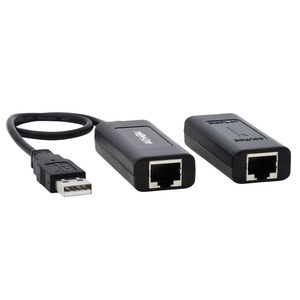BLACK PVC 1-PORT USB OVER CAT5/CAT6 EXTENDER KIT WITH POWER OVER CABLE/TRANSMITTER/RECEIVER by Tripp Lite BLACK PVC 1-PORT USB OVER CAT5/CAT6 EXTENDER KIT WITH POWER OVER CABLE/TRANSMITTER/RECEIVER by Tripp Lite