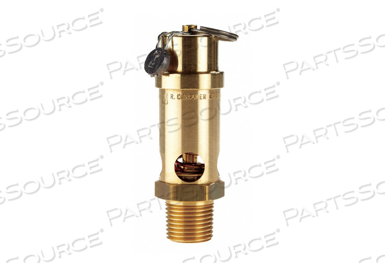 PRESSURE RELIEF VALVE BRASS BALL by Conrader
