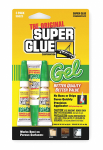 INSTANT ADHESIVE 2G TUBE CLEAR PK3 by Super Glue