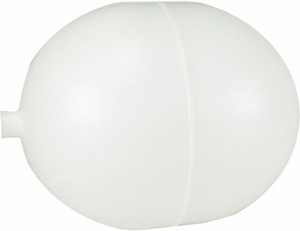 FLOAT BALL OBLONG POLYETHYLENE 4 IN by Kerick FLOAT BALL OBLONG POLYETHYLENE 4 IN by Kerick