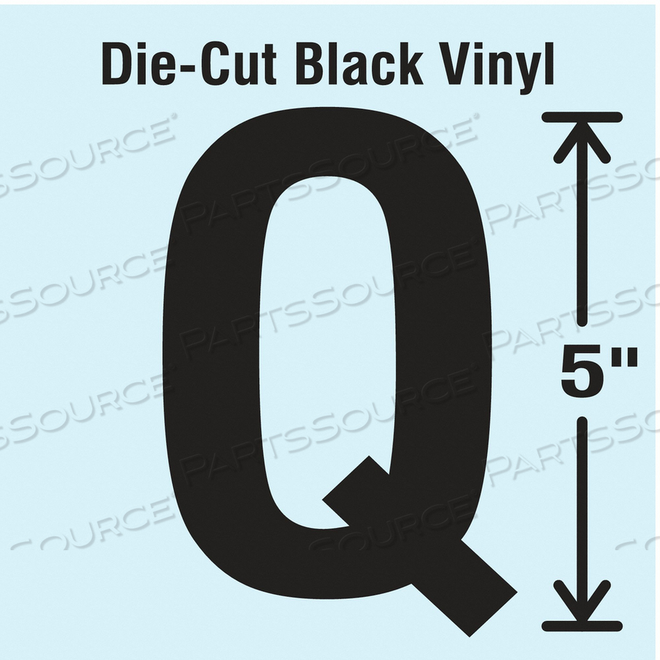 DIE CUT LETTER LABEL Q 10 CARDS PK10 by Strance, Inc.