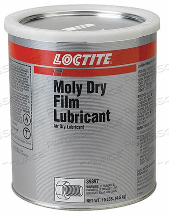 DRY FILM LUBRICANT 10 LB. CAN BLACK by Loctite Brand DRY FILM LUBRICANT 10 LB. CAN BLACK by Loctite Brand