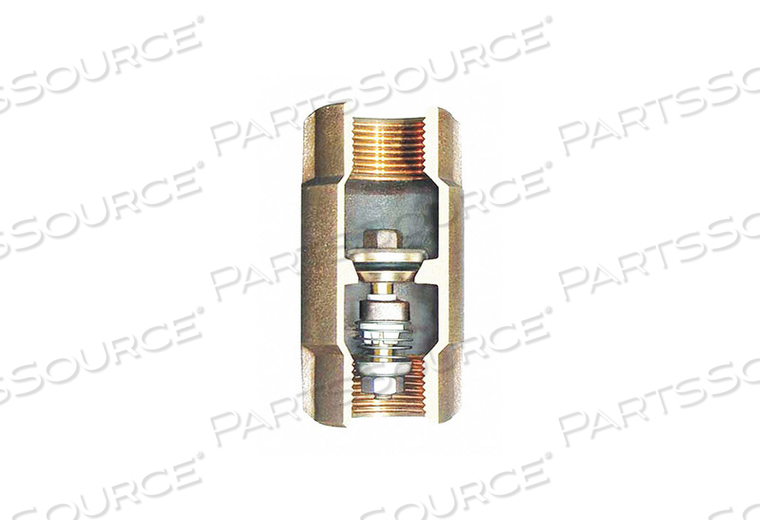 SPRING CHECK VALVE BRONZE 2 FNPT by Simmons