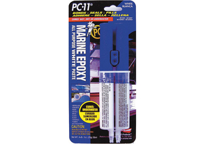 EPOXY MARINE GRADE WHITE 1 OZ SYRINGE by PC Products