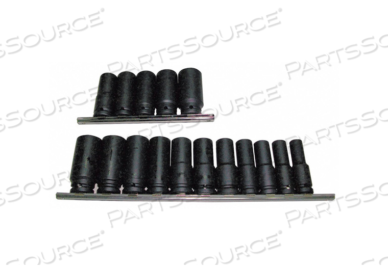 IMPACT SOCKET SET 1/2 DR 19 PC by Westward