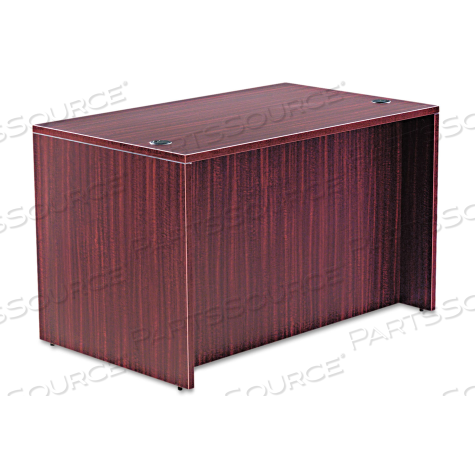 ALERA VALENCIA SERIES STRAIGHT FRONT DESK SHELL, 47.25" X 29.5" X 29.63", MAHOGANY by Alera