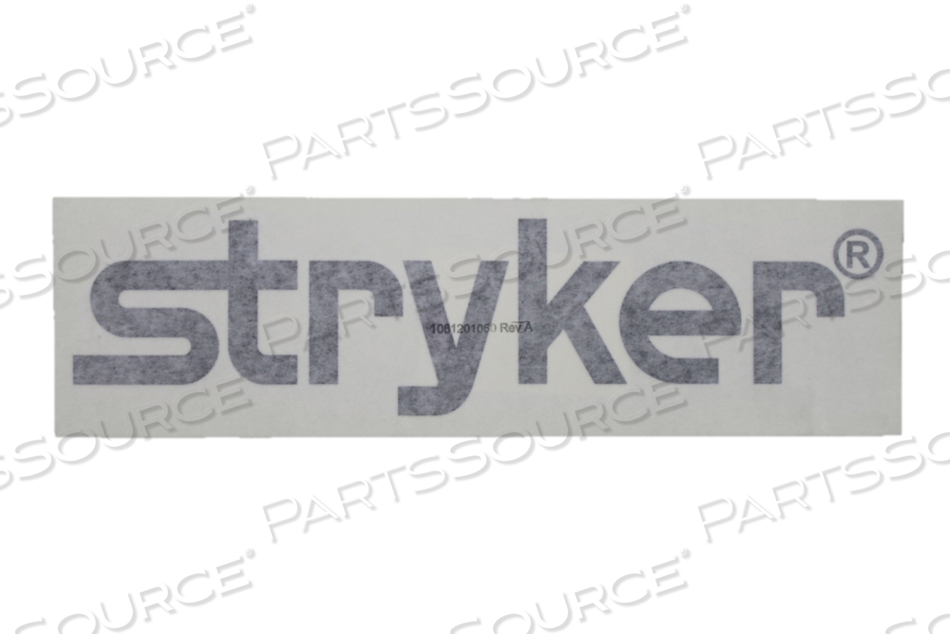 LABEL, LARGE LOGO, FOR USE WITH: FOR GYNNIE® OB/GYN STRETCHER by Stryker Medical