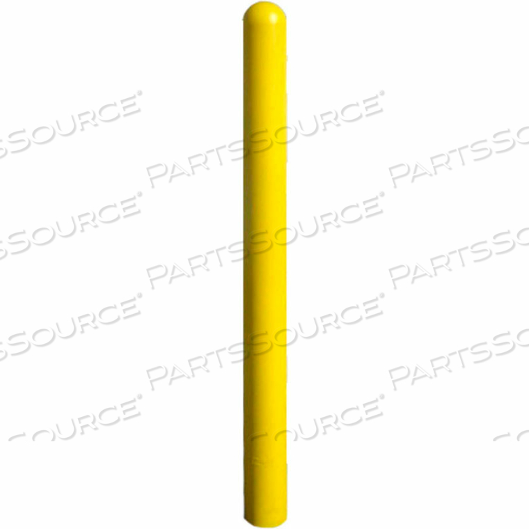 SMOOTH BOLLARD POST SLEEVE, 3-1/2" HDPE DOME TOP, YELLOW by Ideal Shield SMOOTH BOLLARD POST SLEEVE, 3-1/2" HDPE DOME TOP, YELLOW by Ideal Shield