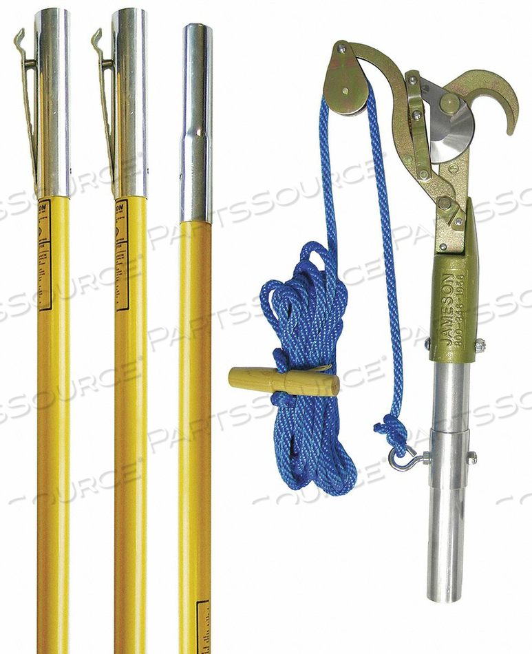 TREE PRUNER (3) 6 FT POLES FIBERGLASS by Jameson