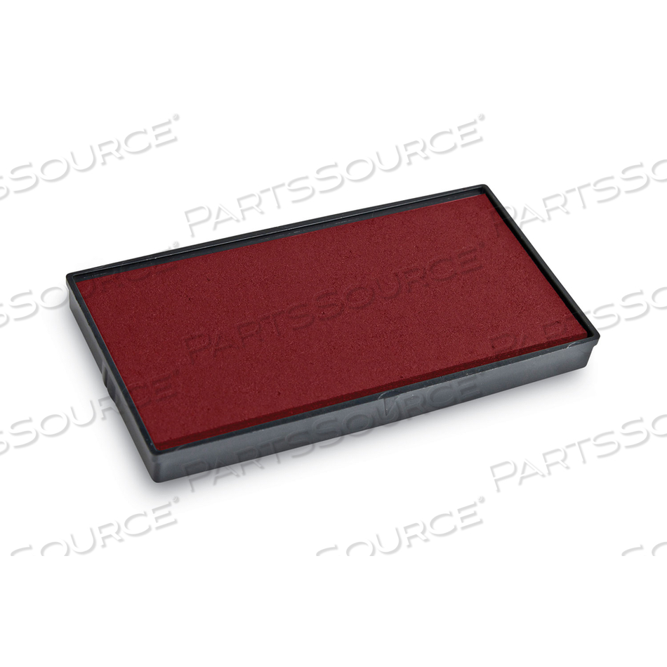 REPLACEMENT INK PAD FOR 2000PLUS 1SI20PGL, 1.63" X 0.25", RED by 2000Plus