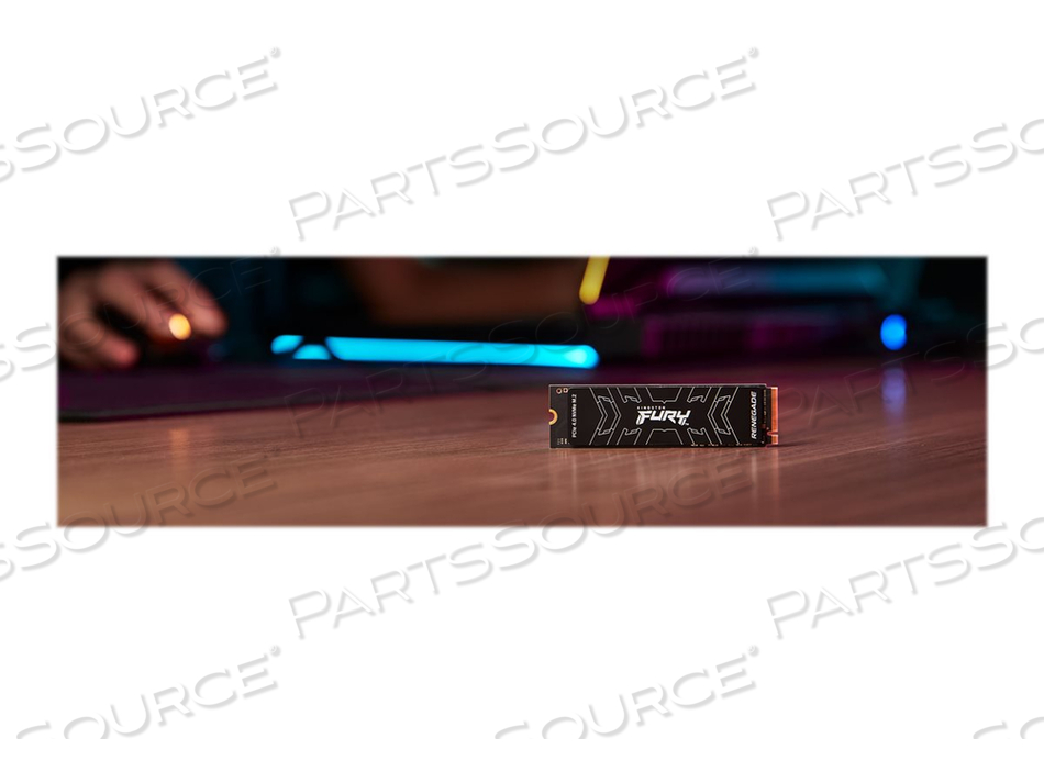 FURY RENEGADE, SSD, 2 TB + 2 TB SSD, INTERNAL, M.2 2280, PCIE 4.0 X4 (NVME), INTEGRATED HEATSINK by Kingston Technology