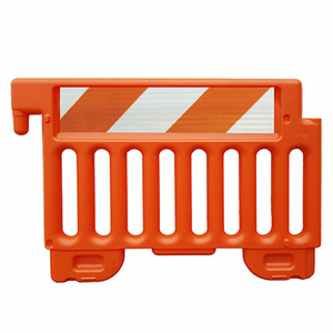 STRONGWALL ADA COMPLIANT PLASTIC BARRICADE, ORANGE, 38"H, ENGINEER GRADE SHEETING by Plasticade