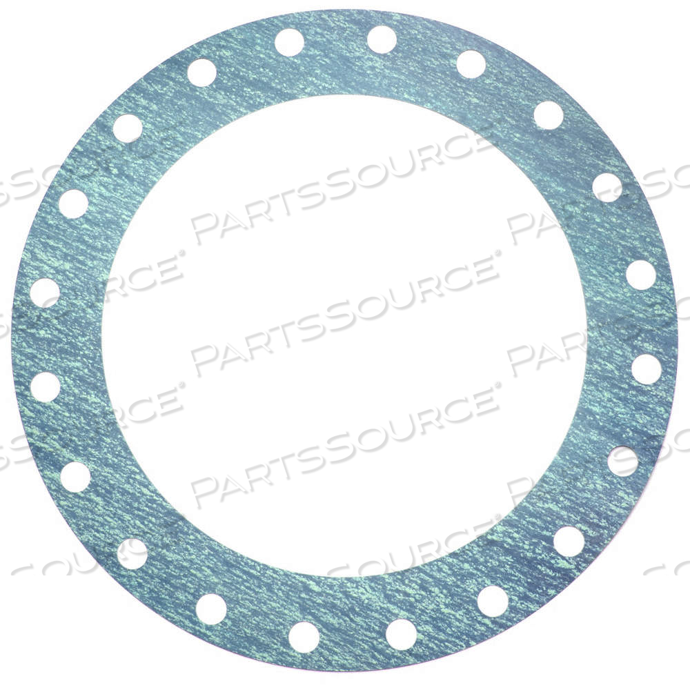 FULL FACE FLANGE GASKET, CLASS 300, ARAMID, BUNA-N BINDER, FOR 14 IN PIPE, BLUE by Approved Vendor