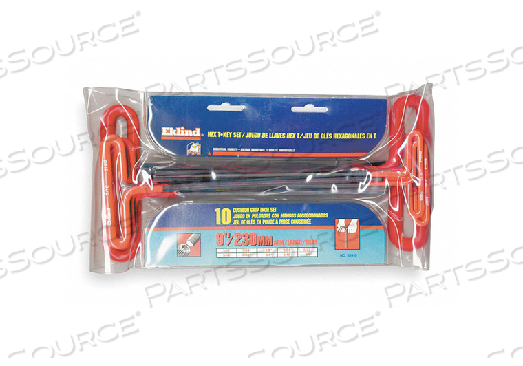 HEX KEY SET 10 PIECES by Eklind Tool Company