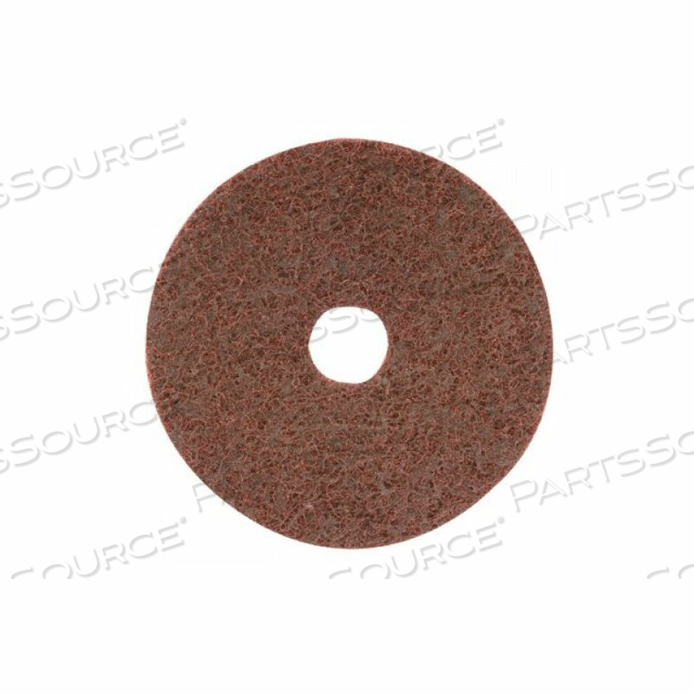 SURFACE CONDITIONING DISCS, HOOK-LOOP W/ARBOR HOLE 4-1/2" MED GRIT ALUM OXIDE 