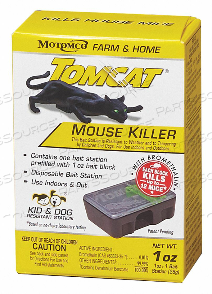 TAMPER RESISTANT RODENT STATION W/BLOCK 