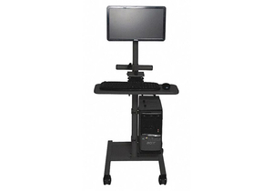 COMPUTER CART BLACK 19 D X 55 H X 24 W by Versa Products, Inc.