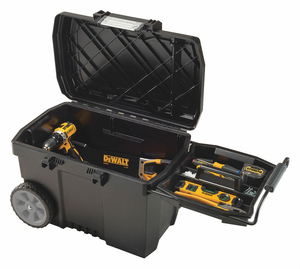 PORTABLE TOOL BOX 88LB. 16-3/8IN.H BLACK by DeWalt PORTABLE TOOL BOX 88LB. 16-3/8IN.H BLACK by DeWalt