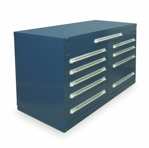 G8287 MOD DRAWER CAB 37 H 10 DRAWER DARK BLUE by Stanley Vidmar G8287 MOD DRAWER CAB 37 H 10 DRAWER DARK BLUE by Stanley Vidmar