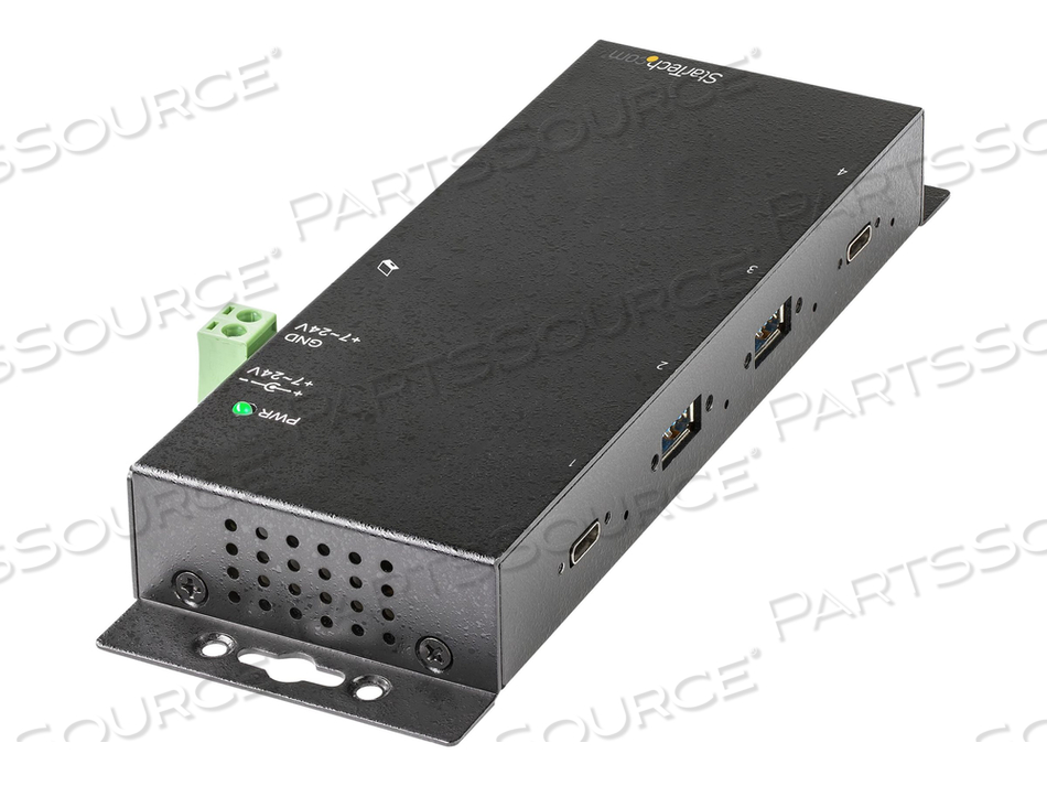 4 PORT USB C HUB 10GBPS, METAL INDUSTRIAL USB-C HUB, 2X USB-C & 2X USB-A, ESD SURGE PROTECTION, USB-C OR USB-A HOST, SELF-POWERED, MOUNTABLE by StarTech.com Ltd. 4 PORT USB C HUB 10GBPS, METAL INDUSTRIAL USB-C HUB, 2X USB-C & 2X USB-A, ESD SURGE PROTECTION, USB-C OR USB-A HOST, SELF-POWERED, MOUNTABLE by StarTech.com Ltd.