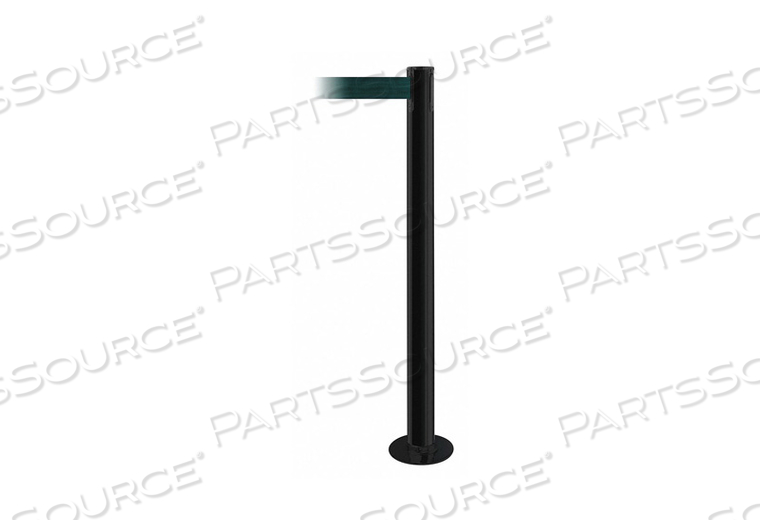 FIXED BARRIER POST WITH BELT GREEN by Tensabarrier