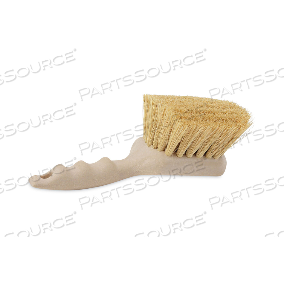 UTILITY BRUSH, CREAM TAMPICO BRISTLES, 5.5" BRUSH, 3" TAN PLASTIC HANDLE by Boardwalk UTILITY BRUSH, CREAM TAMPICO BRISTLES, 5.5" BRUSH, 3" TAN PLASTIC HANDLE by Boardwalk