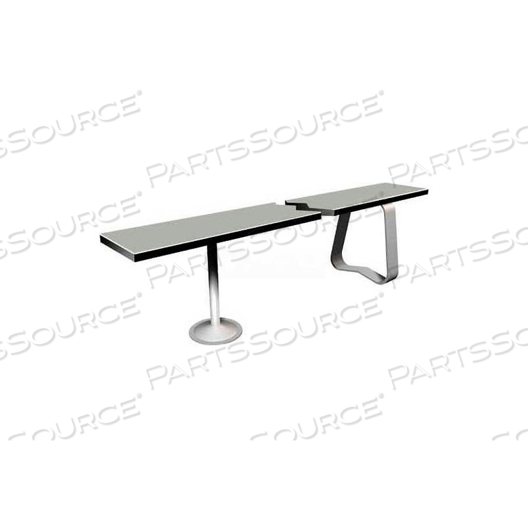 12" X 36" PHENOLIC LOCKER BENCH TOP DOVE GRAY by Asi Group 12" X 36" PHENOLIC LOCKER BENCH TOP DOVE GRAY by Asi Group