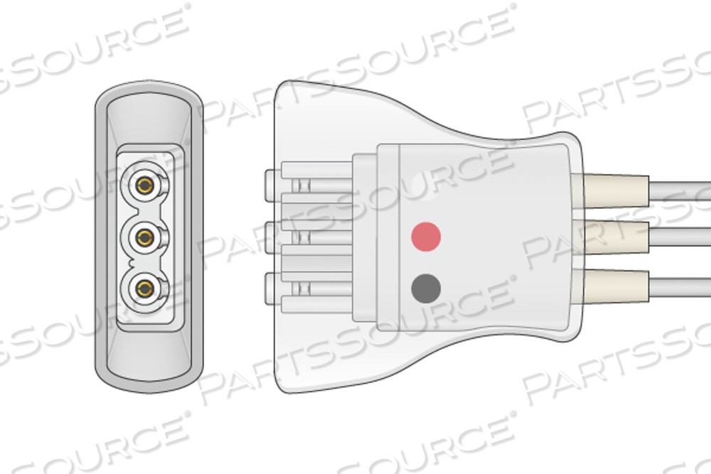 PHILIPS COMPATIBLE ECG TELEMETRY LEADWIRE 