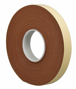 FOAM TAPE 10 YD L 1/2 W by Tapecase