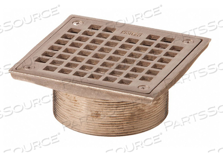 FLOOR DRAIN STRAINER SQUARE 6IN by Jay R. Smith Mfg. Co FLOOR DRAIN STRAINER SQUARE 6IN by Jay R. Smith Mfg. Co