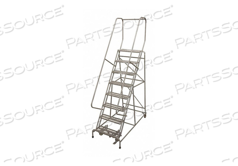 ROLLING LADDER STEEL 110IN. H. GRAY by Cotterman ROLLING LADDER STEEL 110IN. H. GRAY by Cotterman