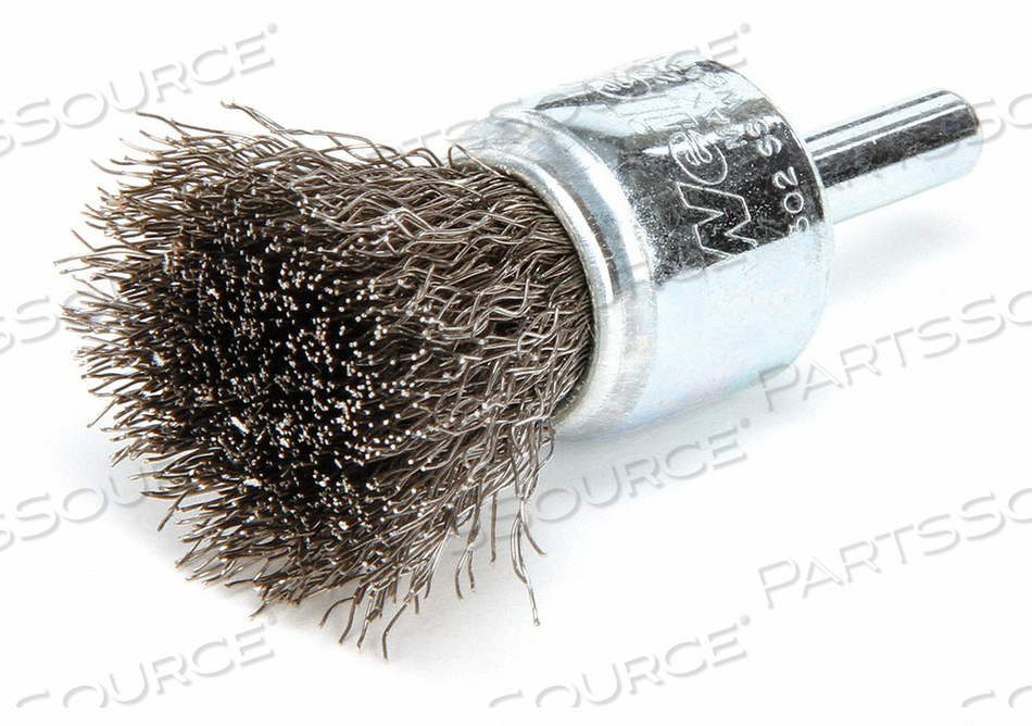 CRIMPED WIRE END BRUSH STAINLESS STEEL by Weiler