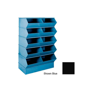 6" HIGH SECTION BASES FOR 37"W X 18-3/4"D BINS, BLACK by Stackbin Corporation