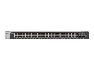 SMART XS748T, SWITCH, L3 LITE, SMART, 44 X 10GBASE-T + 4 X 10 GIGABIT SFP+, DESKTOP, RACK-MOUNTABLE by Netgear